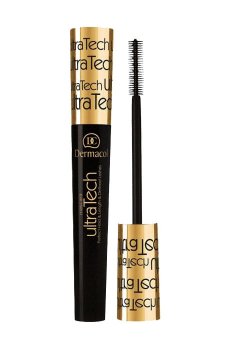 Тушь для ресниц Dermacol Ultra Tech Mascara Объем и удлинение ресниц, черная, 10 мл
