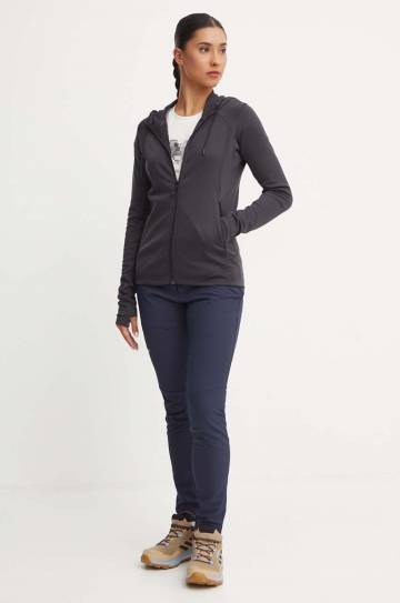 Спортивная кофта Salewa Fanes Merino цвет чёрный с капюшоном однотонная 00.0000028679 Спортивная кофта Salewa Fanes Merino цвет чёрный с капюшоном однотонная 00.0000028679