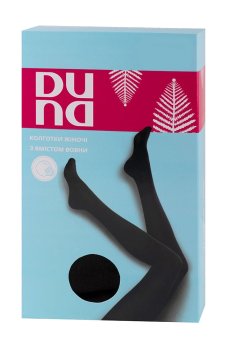 Колготки женские зимние Duna 3911 черные, размер 3