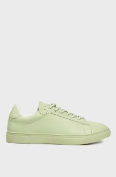 Женские мятные кожаные сникерcы Ментоловый 36 Respect VK73-149958