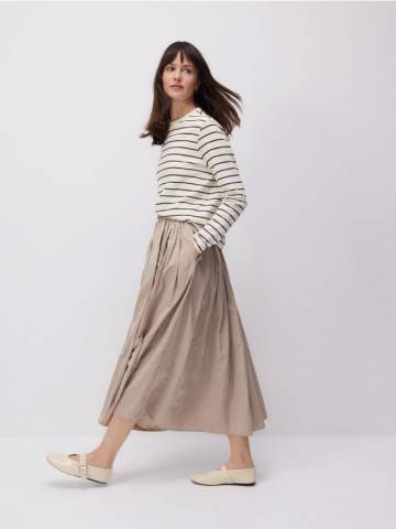 Reserved - Лонгслів із мерсеризованої бавовни - різнобарвний - 9467H-MLC