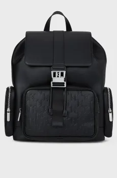 Мужской черный рюкзак Черный ONESIZE Karl Lagerfeld B1M30217;999