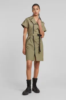 Женское оливковое платье Perfecto Оливковый S G-Star RAW D24270,D308