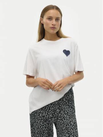 Vero Moda Футболка Halle 10321318 Білий Loose Fit Vero Moda Футболка Halle 10321318 Білий Loose Fit