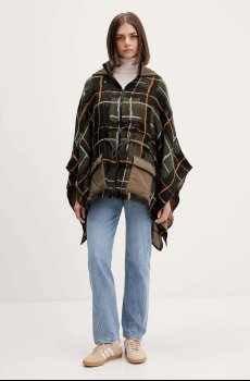 Пончо Desigual CHECKS KHAKI ALDAM