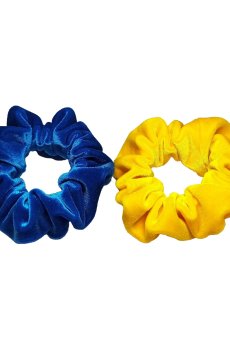 Набор резинок для волос ScrunchyUA Бархатных, 2 шт (SCR0055SKLUA)