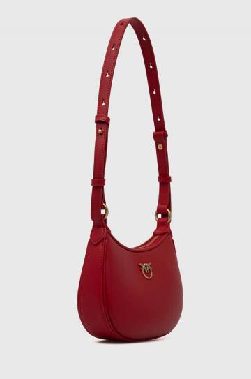 Кожаная сумочка Pinko цвет красный 103538 A0F1 Кожаная сумочка Pinko цвет красный 103538 A0F1