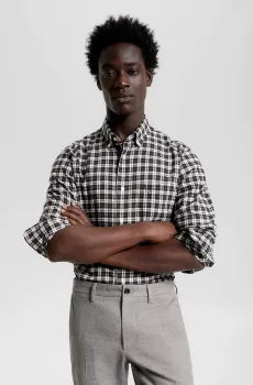 Мужская рубашка в клетку DC FLANNEL CHECK RF SHIRT Разноцветный S Tommy Hilfiger MW0MW33322