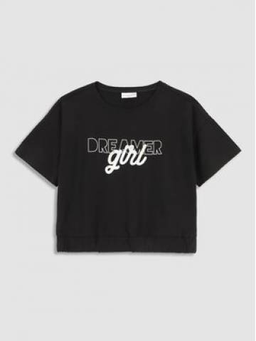 Coccodrillo Футболка WC3143202DRJ Чорний Regular Fit Coccodrillo Футболка WC3143202DRJ Чорний Regular Fit