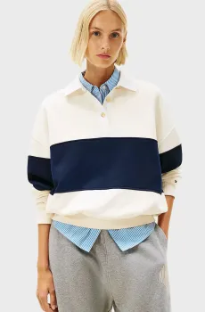 Женское белое поло GOLD Белый M Tommy Hilfiger WW0WW48785