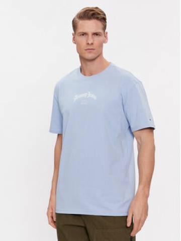 Tommy Jeans Футболка Grunge Arch Center DM0DM17720 Голубий Classic Fit Tommy Jeans Футболка Grunge Arch Center DM0DM17720 Голубий Classic Fit