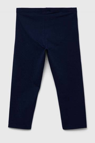 Детские леггинсы United Colors of Benetton цвет синий однотонные