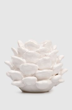 Бежевый керамический подсвечник Pinecone