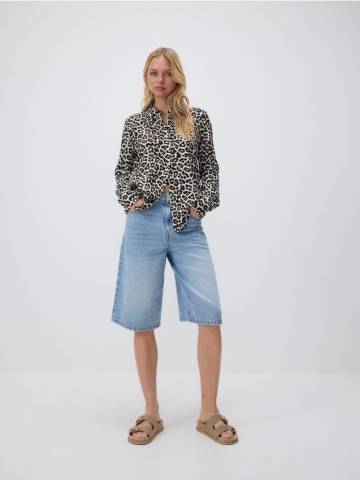 Reserved - Віскозна сорочка regular fit - пильно-коричневий - 9541H-98X Reserved - Віскозна сорочка regular fit - пильно-коричневий - 9541H-98X