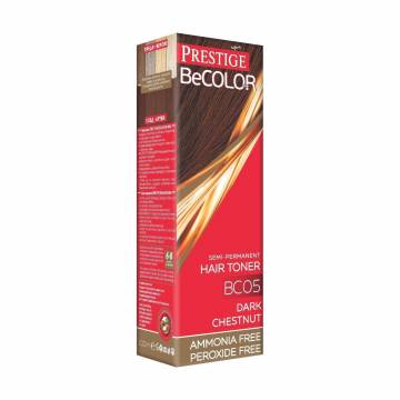 Безаммиачный оттеночный бальзам для волос Vips Prestige BeColor Semi-Permanent Hair Toner BC05 Темный каштан, 100 мл Безаммиачный оттеночный бальзам для волос Vips Prestige BeColor Semi-Permanent Hair Toner BC05 Темный каштан, 100 мл