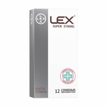 Презервативы LEX Super Strong, 12 шт Презервативы LEX Super Strong, 12 шт