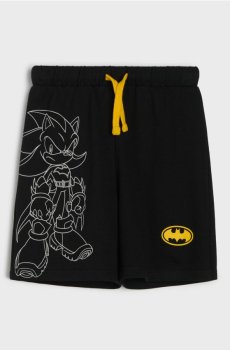 Шорти з бавовною Sonic x DC - чорний