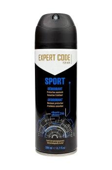 Дезодорант-спрей Expert Code For Men Sport Deodorant мужской, 200 мл