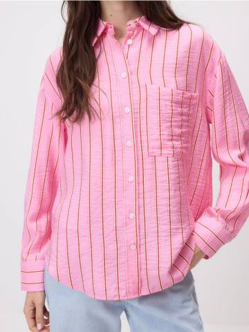 Reserved - LADIES` SHIRT - пастельний рожевий - 401FH-03X Reserved - LADIES` SHIRT - пастельний рожевий - 401FH-03X