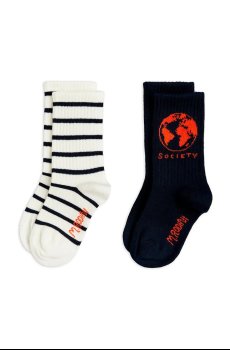 Детские носки Mini Rodini Society 2 шт