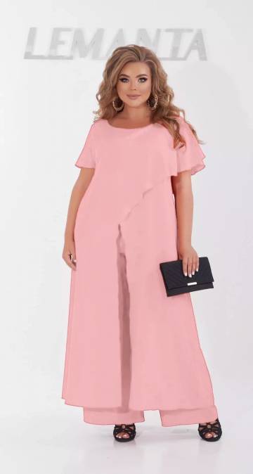 Костюми жіночі Lemanta Ошатний брючний костюм великого розміру 56 (49111)