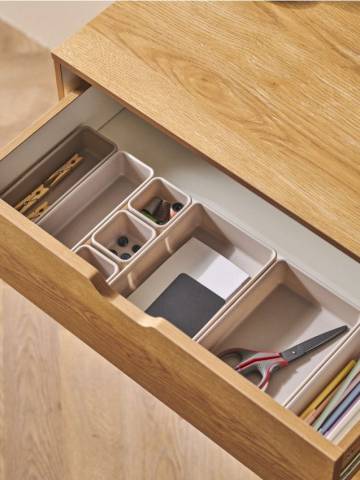 Набір контейнерів - бежевий