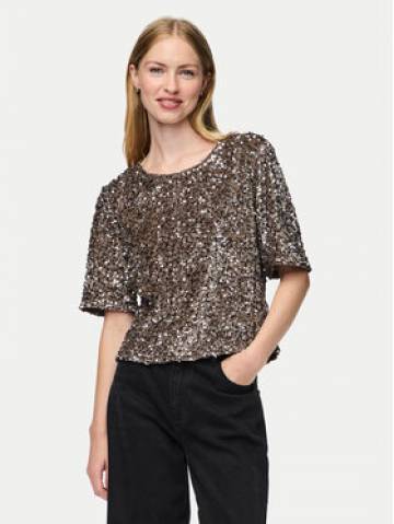 Pieces Блузка Kam 17132951 Золотий Regular Fit Pieces Блузка Kam 17132951 Золотий Regular Fit