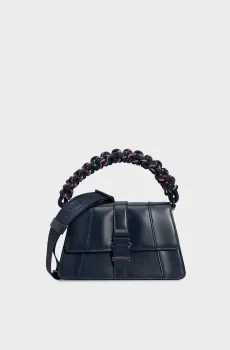 Женская темно-синяя сумка TJW ITEM CROSSOVER PU Синий ONESIZE Tommy Jeans AW0AW15952