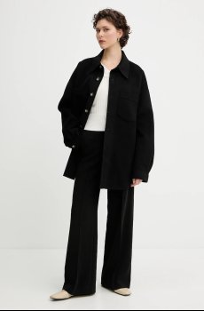 Шерстяная куртка-рубашка Nanushka MARTIN