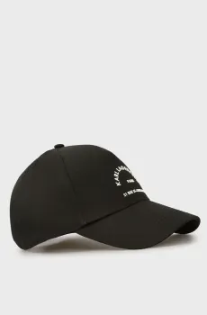 Женская черная кепка rsg cap Черный ONESIZE Karl Lagerfeld 245W3407