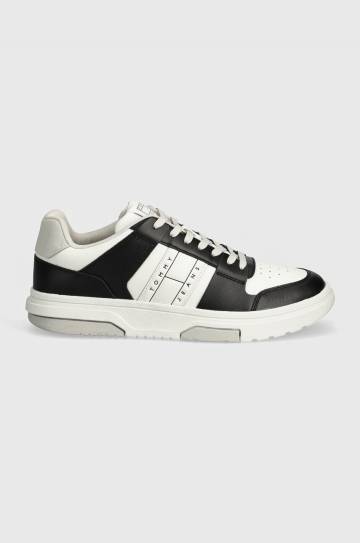 Кожаные кроссовки Tommy Jeans THE BROOKLYN LEATHER цвет чёрный EM0EM01429 Кожаные кроссовки Tommy Jeans THE BROOKLYN LEATHER цвет чёрный EM0EM01429
