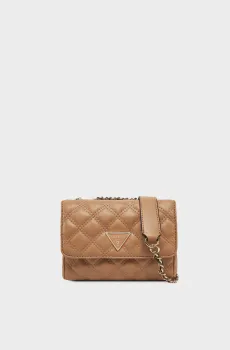 Женская бежевая сумка Бежевый ONESIZE Guess HWQG87.48740;BEI