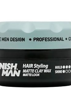 Мужская матовая глина для укладки волос Nishman Hair Styling Matte Clay Wax M10 Сильная фиксация, 150 мл