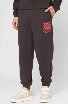 Мужские темно-коричневые спортивные брюки HUGO x RB Коричневый L HUGO 50549309;205