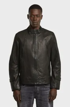 Мужская черная кожаная куртка Biker Черный XXL G-Star RAW D27137,B508