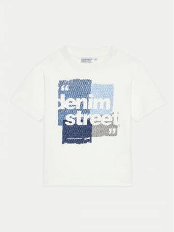 Original Marines Футболка DEA2513B Білий Regular Fit Original Marines Футболка DEA2513B Білий Regular Fit