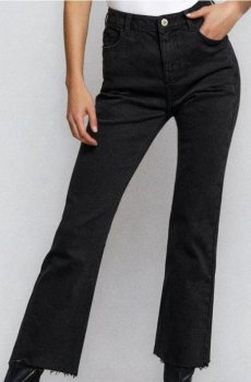 Джинси kick flare - чорний