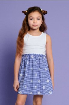 Сукня з квітковим візерунком - різнобарвний