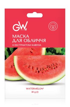 Маска для лица Green Way Фітолінія Watermelon с арбузным экстрактом, 25 г