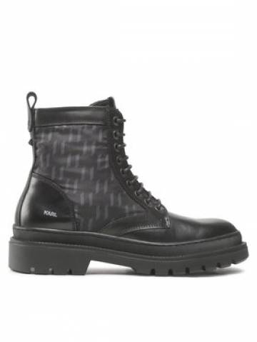 KARL LAGERFELD Черевики туристичні KL11256 Чорний KARL LAGERFELD Черевики туристичні KL11256 Чорний
