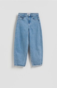 Reserved - Джинси barrel leg - синій - 107IX-50J