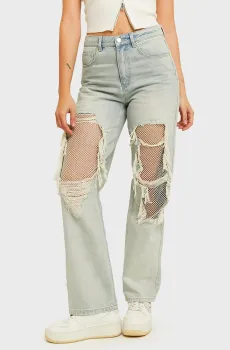 Женские голубые джинсы Голубой 36 Tally Weijl SPADEIVY