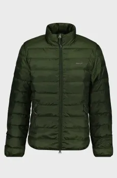 Мужской зеленый пуховик LIGHT DOWN JACKET Зеленый L Gant 7006526