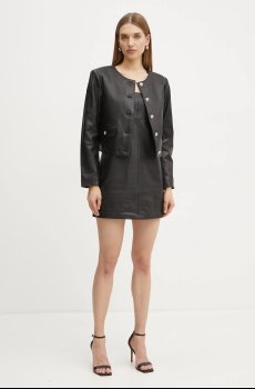 Кожаное платье MICHAEL Michael Kors