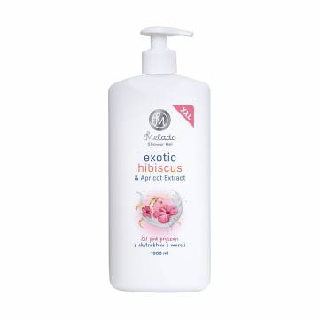 Гель для душа Melado Exotic Shower Gel с экстрактом гибискуса и абрикоса, 1 л