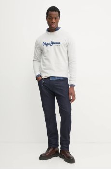 Хлопковая кофта Pepe Jeans DORIAN CREW