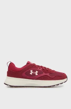 Женские красные замшевые кроссовки UA W Mirage Sport Красный 7 Under Armour 6005798-622