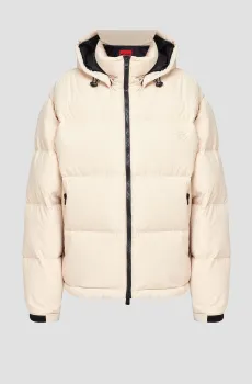 Мужской бежевый пуховик Бежевый S HUGO 50496293;275