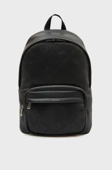 Мужской черный рюкзак EMBLEM AOP Черный ONESIZE Calvin Klein LV04D3328G