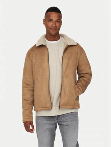 Only & Sons Куртка зі штучної шкіри 22026162 Бежевий Regular Fit Only & Sons Куртка зі штучної шкіри 22026162 Бежевий Regular Fit